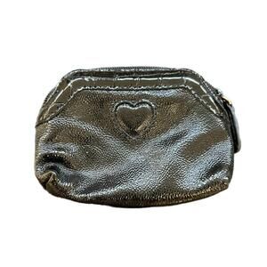 Brighton Mini Black Patent Leather Wallet/Coin Purse 3"X4"